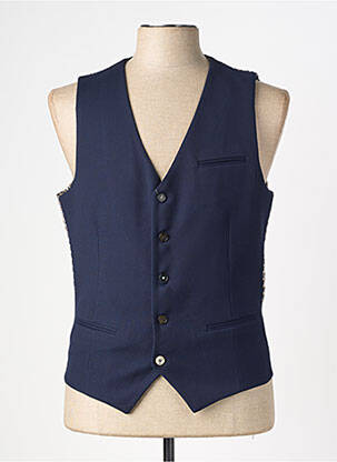 Gilet sans manche coupe cintrée bleu HAFNIUM homme