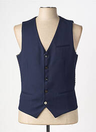 Gilet sans manche coupe cintrée bleu HAFNIUM homme