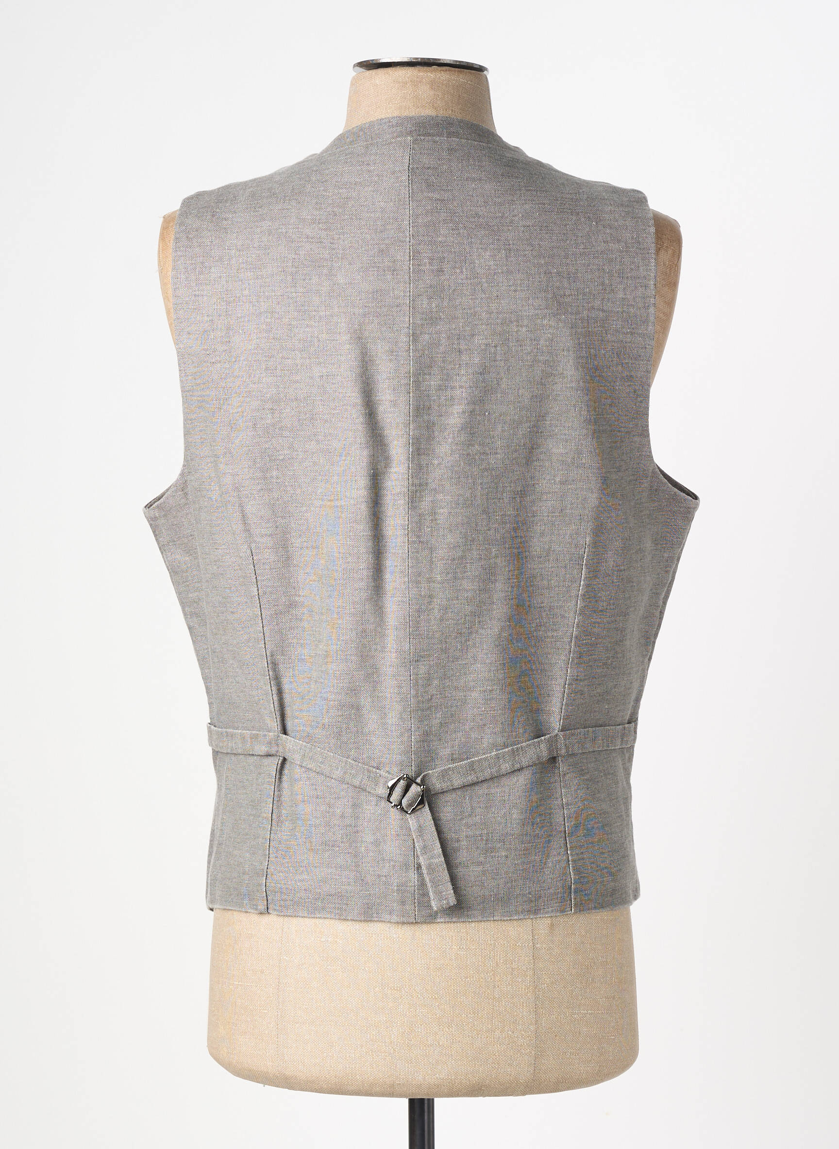 Gilet sans manche coupe cintrée gris clair HAFNIUM homme
