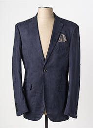 Veste chic finition intérieure doublure satiné bleu HAFNIUM homme