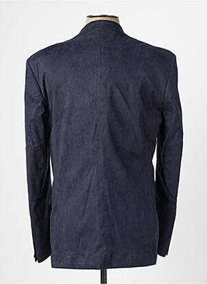 Veste chic finition intérieure doublure satiné bleu HAFNIUM homme