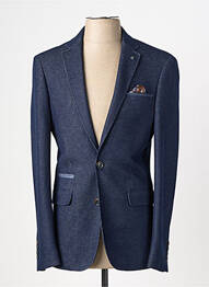 Veste chic finition intérieure doublure satiné bleu HAFNIUM homme