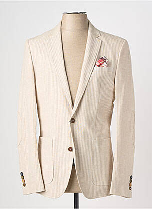 Veste chic coupe cintrée beige HAFNIUM homme