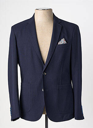 Veste chic coupe cintrée bleu HAFNIUM homme