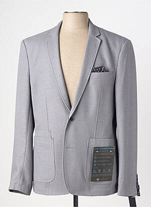 Blazer tissage chiné gris HAFNIUM homme