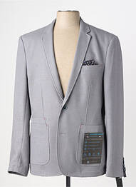 Blazer tissage chiné gris HAFNIUM homme