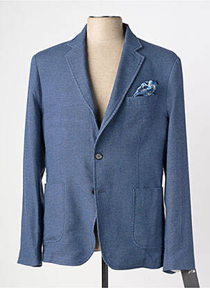 Blazer coupe cintrée bleu HAFNIUM homme