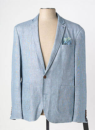 Blazer manches longues bleu HAFNIUM homme
