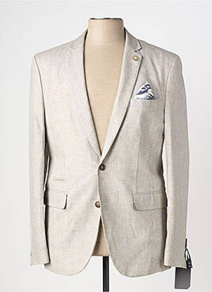 Blazer coupe cintrée beige HAFNIUM homme