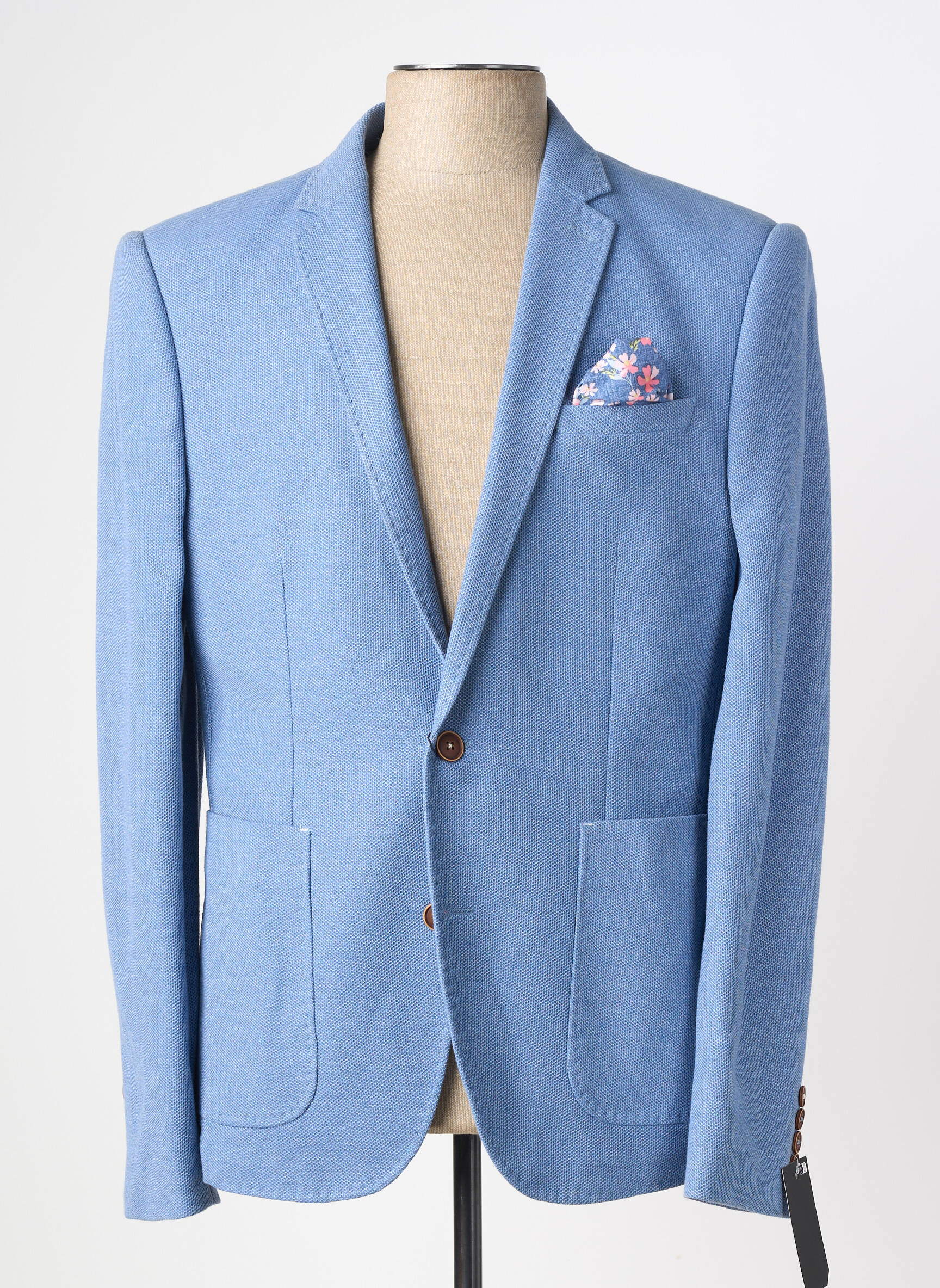 Blazer coupe cintrée bleu clair HAFNIUM homme