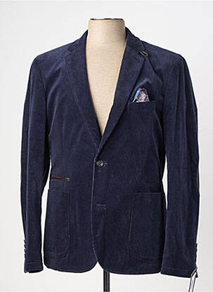 Blazer coupe cintrée bleu HAFNIUM homme