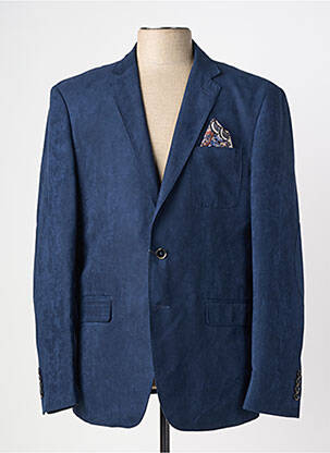 Blazer coupe cintrée bleu HAFNIUM homme