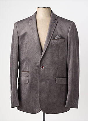 Blazer coupe cintrée gris HAFNIUM homme