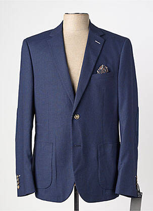 Blazer coupe cintrée bleu HAFNIUM homme