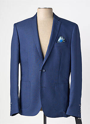 Blazer coupe cintrée bleu HAFNIUM homme