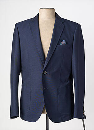 Blazer coupe cintrée bleu HAFNIUM homme