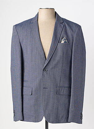 Blazer tissage chiné bleu HAFNIUM homme