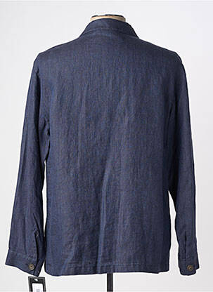 Veste casual fermeture boutonnée sur le devant bleu HAFNIUM homme