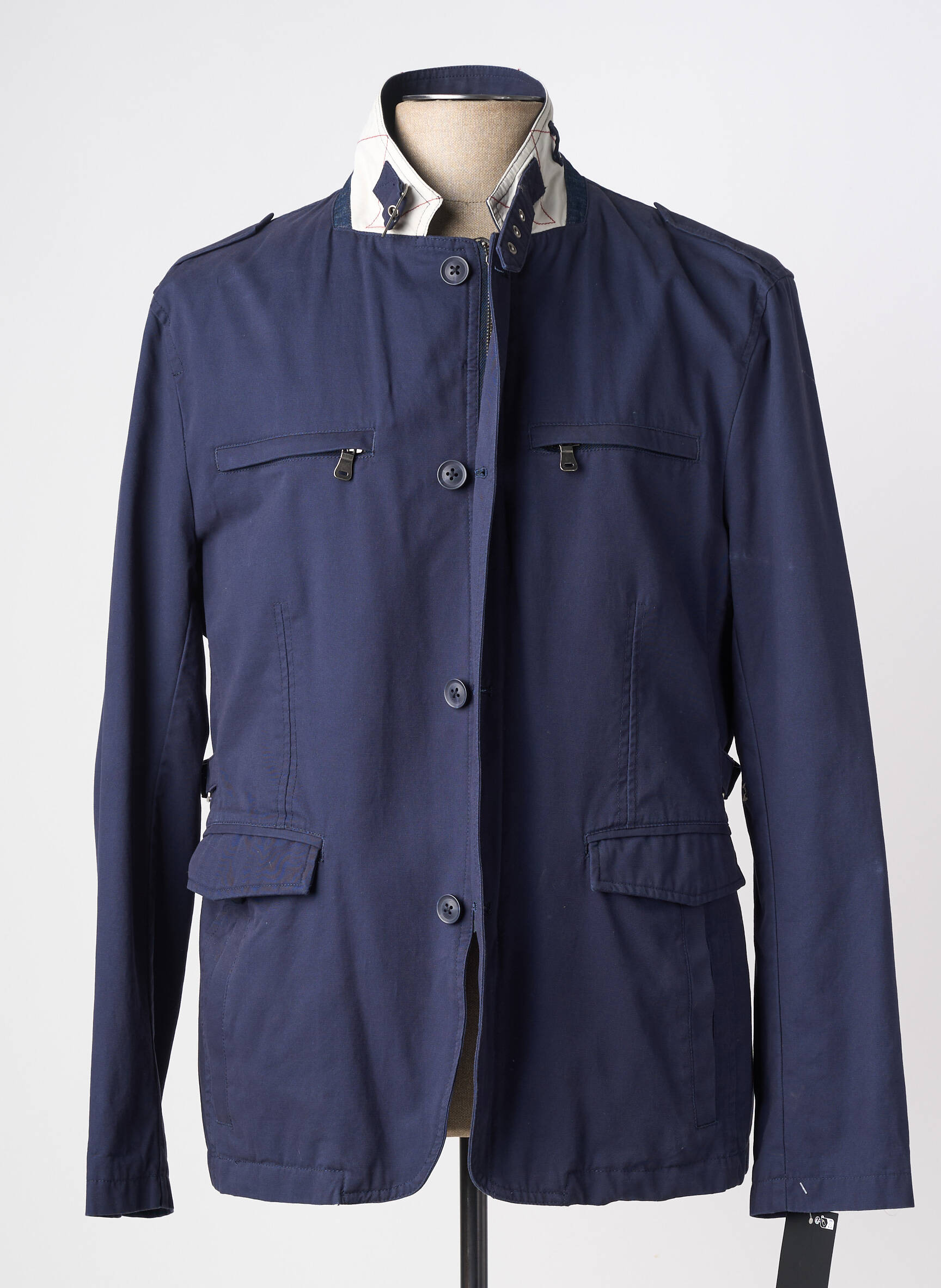 Blouson poches bleu HAFNIUM homme
