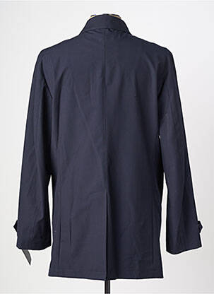 Trench coupe droite sans capuche noir HAFNIUM homme