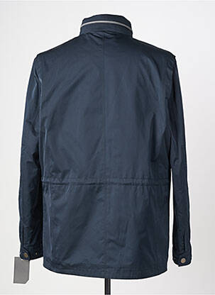 Parka manches longues a capuche bleu HAFNIUM homme