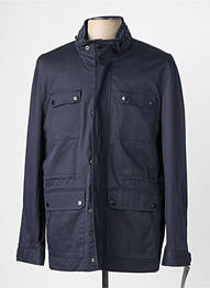 Parka manches longues a capuche bleu HAFNIUM homme