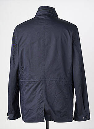 Parka manches longues a capuche bleu HAFNIUM homme
