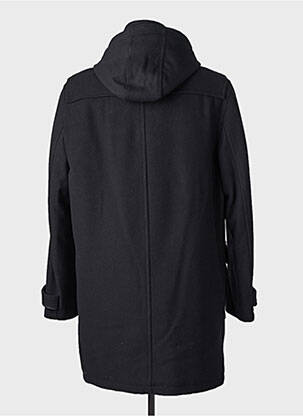Manteau long a capuche a capuche noir HAFNIUM homme