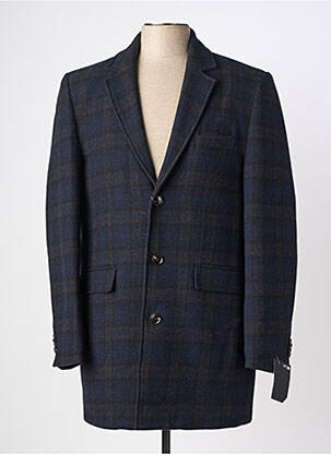 Manteau long epaulette sans capuche gris HAFNIUM homme