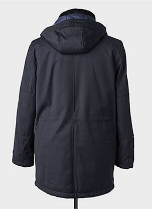 Parka manches longues a capuche bleu HAFNIUM homme