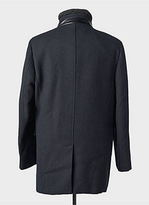 Manteau long poches intérieure(s) sans capuche noir HAFNIUM homme