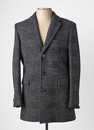 Manteau long manches longues sans capuche gris HAFNIUM homme