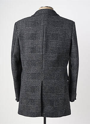 Manteau long epaulette sans capuche gris HAFNIUM homme