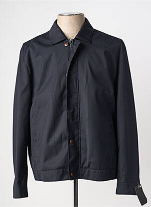 Veste casual poignets pressionnés bleu HAFNIUM homme