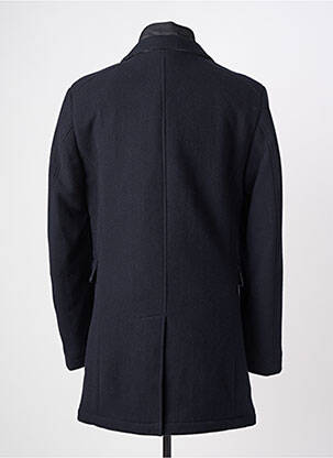 Manteau long poches intérieure(s) sans capuche bleu HAFNIUM homme