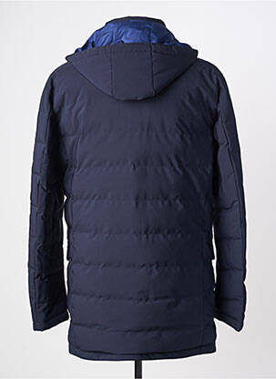 Doudoune poches a capuche bleu HAFNIUM homme