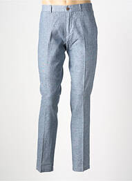 Pantalon slim tissage chiné taille normale bleu HAFNIUM homme