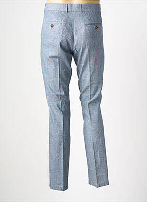 Pantalon slim tissage chiné taille normale bleu HAFNIUM homme