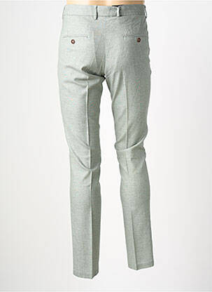 Pantalon slim tissage chiné taille normale vert HAFNIUM homme