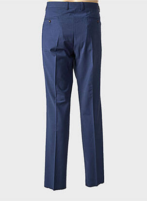 Pantalon slim tissage popeline taille normale bleu HAFNIUM homme