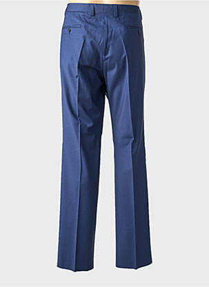 Pantalon slim tissage popeline taille normale bleu HAFNIUM homme