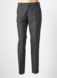 Pantalon slim taille à pinces taille normale gris HAFNIUM homme