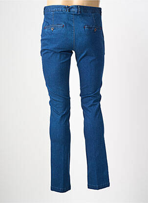 Jeans coupe slim tissage brut taille normale bleu HAFNIUM homme