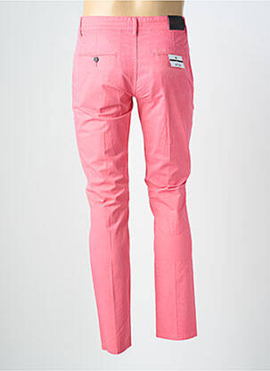 Pantalon chino stretch taille normale rose HAFNIUM homme