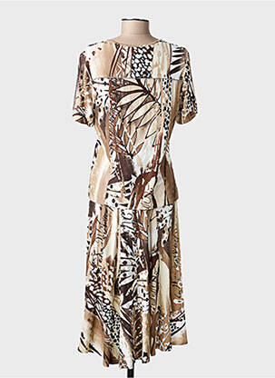 Ensemble jupe bas jupe marron PAUPORTÉ femme