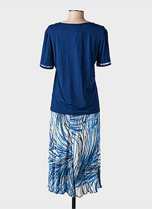 Ensemble jupe coupe cintrée bleu PAUPORTÉ femme