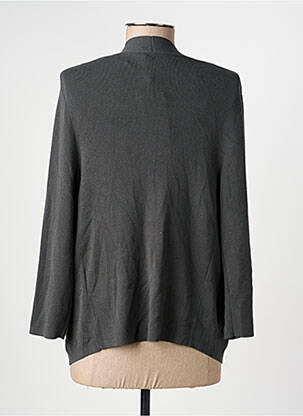 Gilet manches longues col v gris OLSEN femme