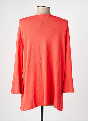 Pull coupe droite manches longues orange ESCORPION femme