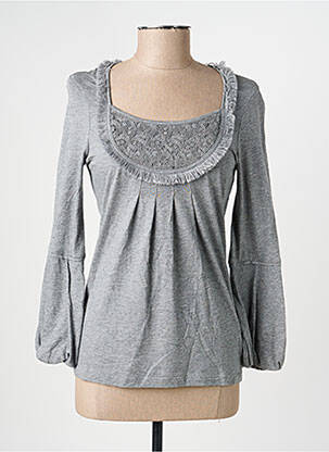 T-shirt manches longues manches longues gris ESCORPION femme