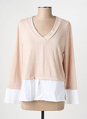 T-shirt manches longues manches longues beige GUITARE femme